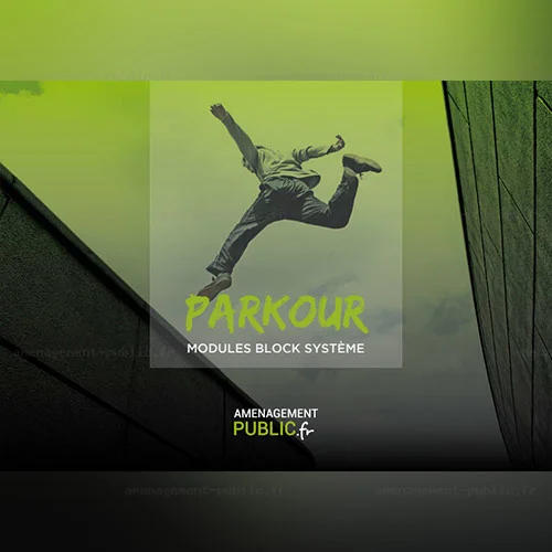 Catalogue de présentation des modules de parkour block systeme