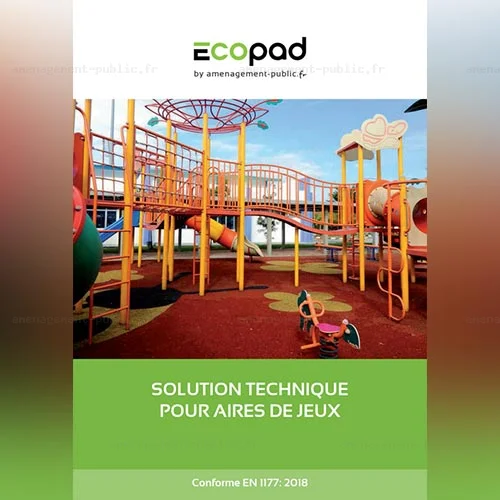 Document de présentation de la gamme Ecopads Aires de jeux