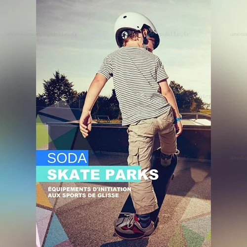 Catalogue de présentation des modules de skatepark Soda