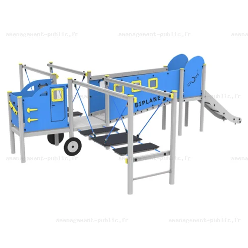 Structure de jeu Avion Biplan