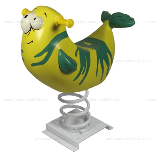 Jeu sur ressort Poisson Tropical
