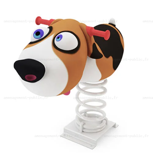 Jeu sur ressort Chien