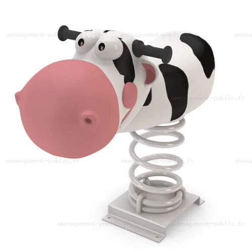 Jeu sur ressort Vache