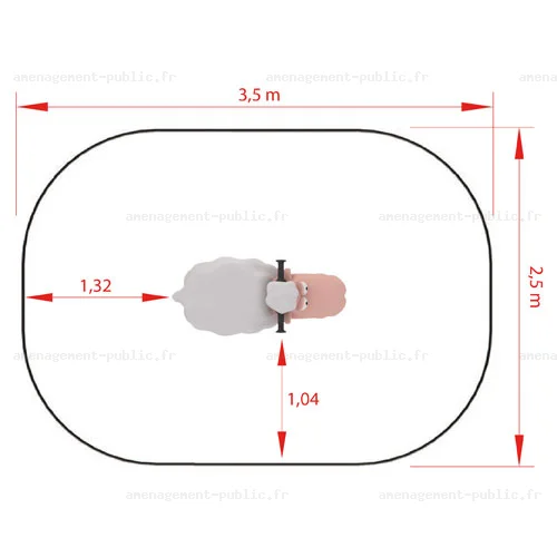 Jeu sur ressort pour aires de jeux