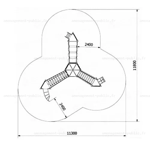 Phare pour aires de jeux d'enfants