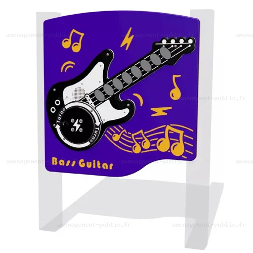 Panneau musique Guitare basse