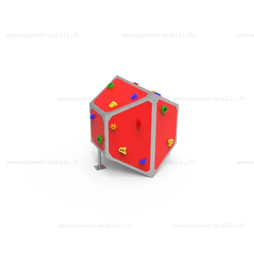 Structure d'escalade pour aménagements ludiques et sportifs 