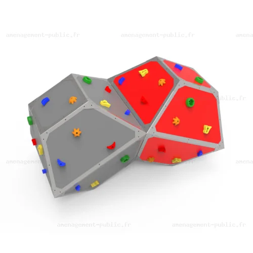 Structure d'escalade bbox2 pour aménagements ludiques et sportifs