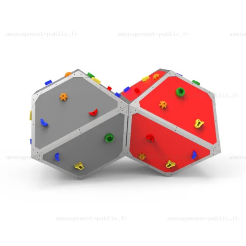 Structure d'escalade bbox2 pour aménagements ludiques et sportifs
