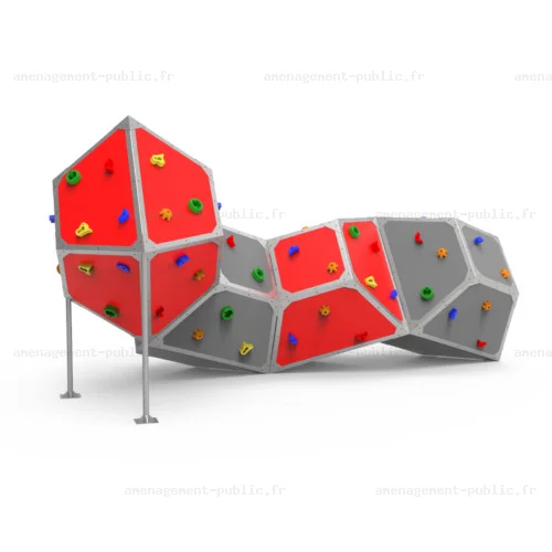 Structure d'escalade Bbox4 pour aménagements ludiques et sportifs