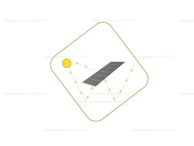 Eclairage double panneau solaire pour terrains sportifs