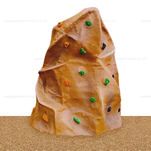 Rocher d'escalade artificiel pour aire de jeux d'enfants