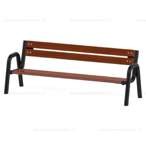 Banc avec dossier Spartiate