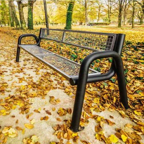 Banc en acier pour aménagements urbains