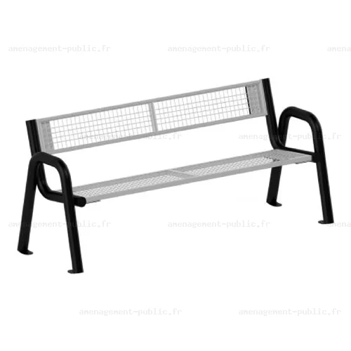 Banc métal Spartiate
