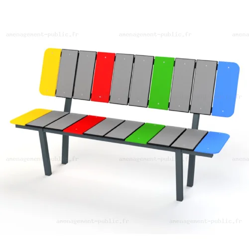 Banc avec dossier pour enfant Corolle