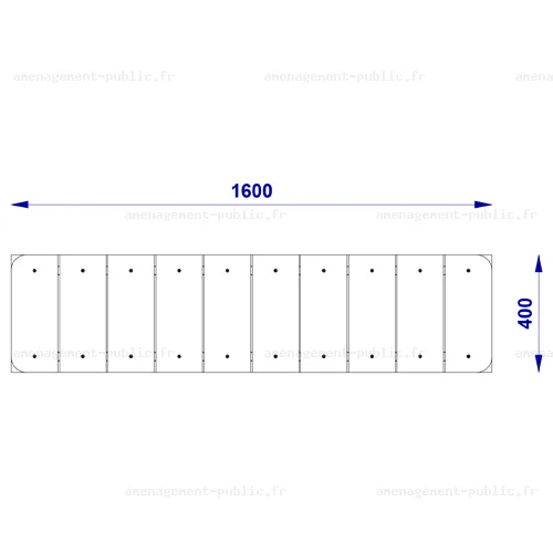 Banc enfant pour améngement extérieur