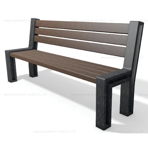 Banc Osterbro plastique recyclé