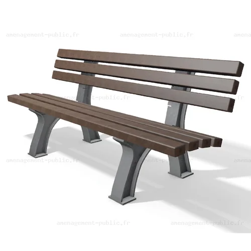 Banc Parioli plastique recyclé