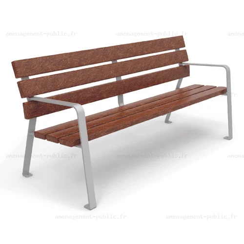 Banc avec dossier Ecosens