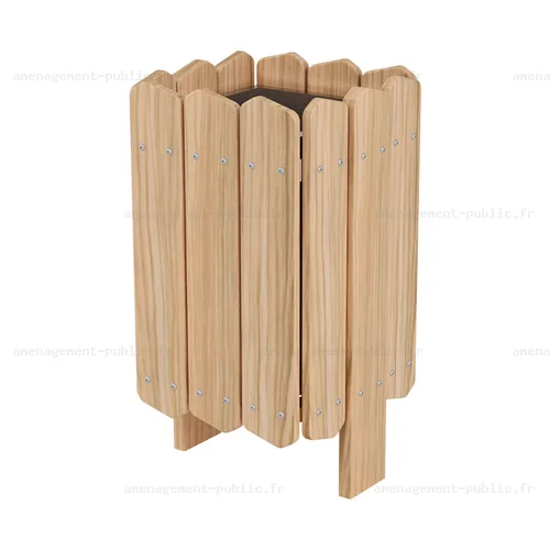 Corbeille en bois de robinier