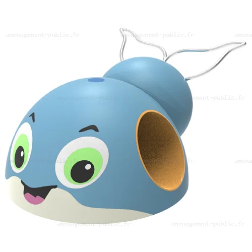 Baleine en caoutchouc EPDM pour aire de jeux