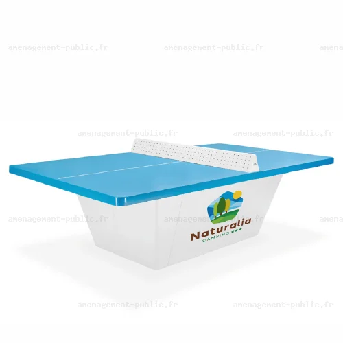 Table de ping-pong personnalisable pour aménagement public extérieur