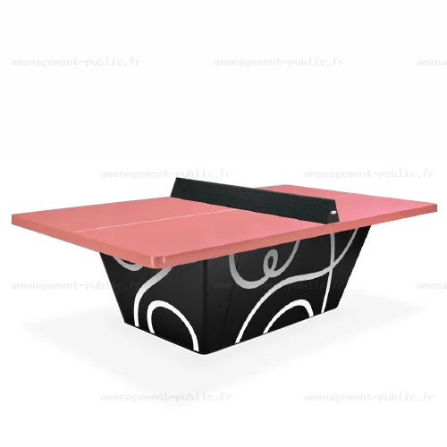 Table de ping-pong personnalisable pour aménagement public extérieur
