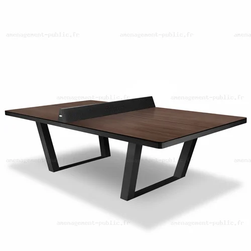 Table de ping-pong fixe en hpl pour aménagement extérieur