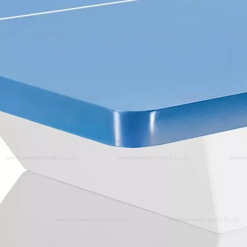 Table de ping-pong fixe en composite pour aménagement extérieur