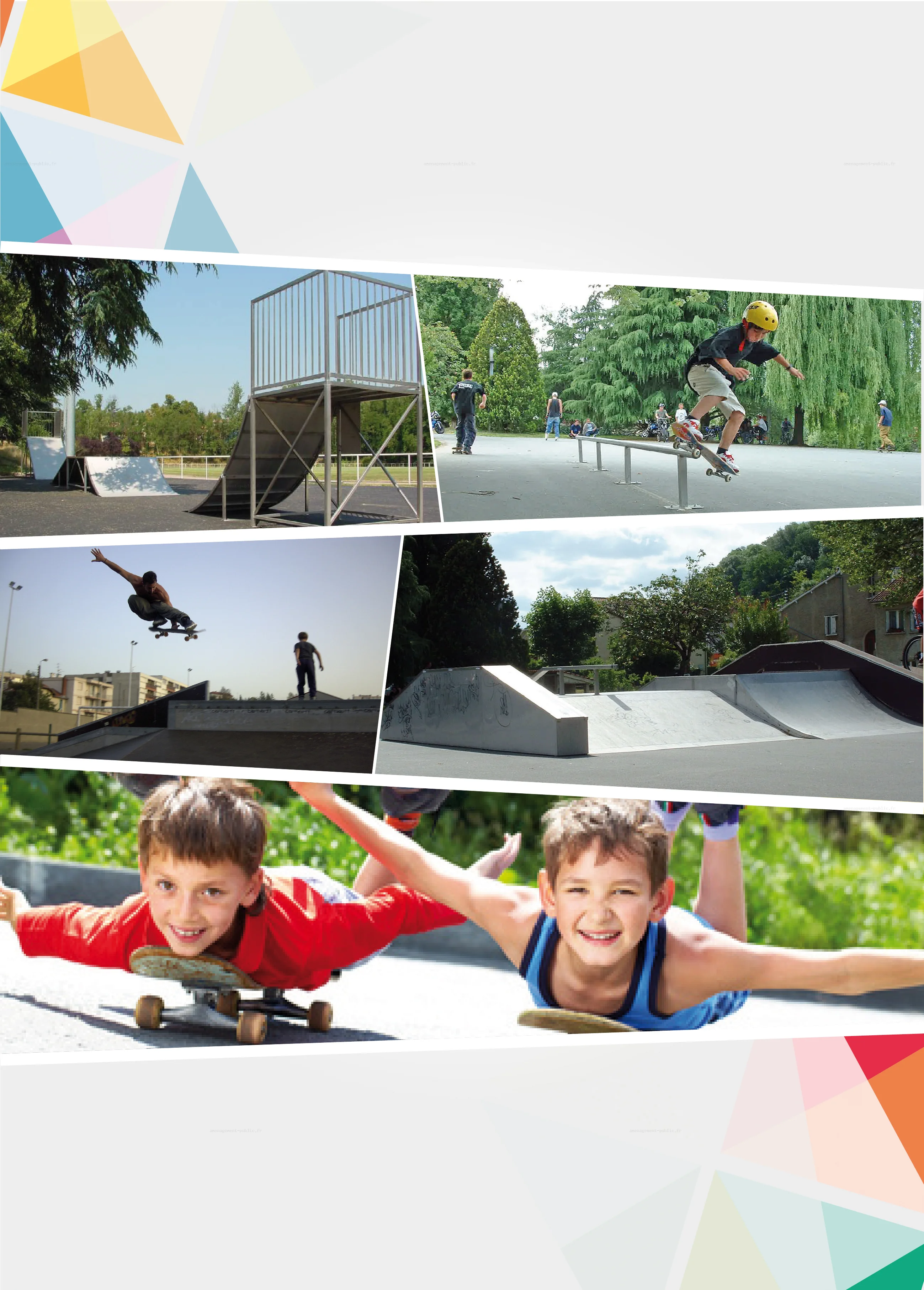Piste de skate sans entretiens