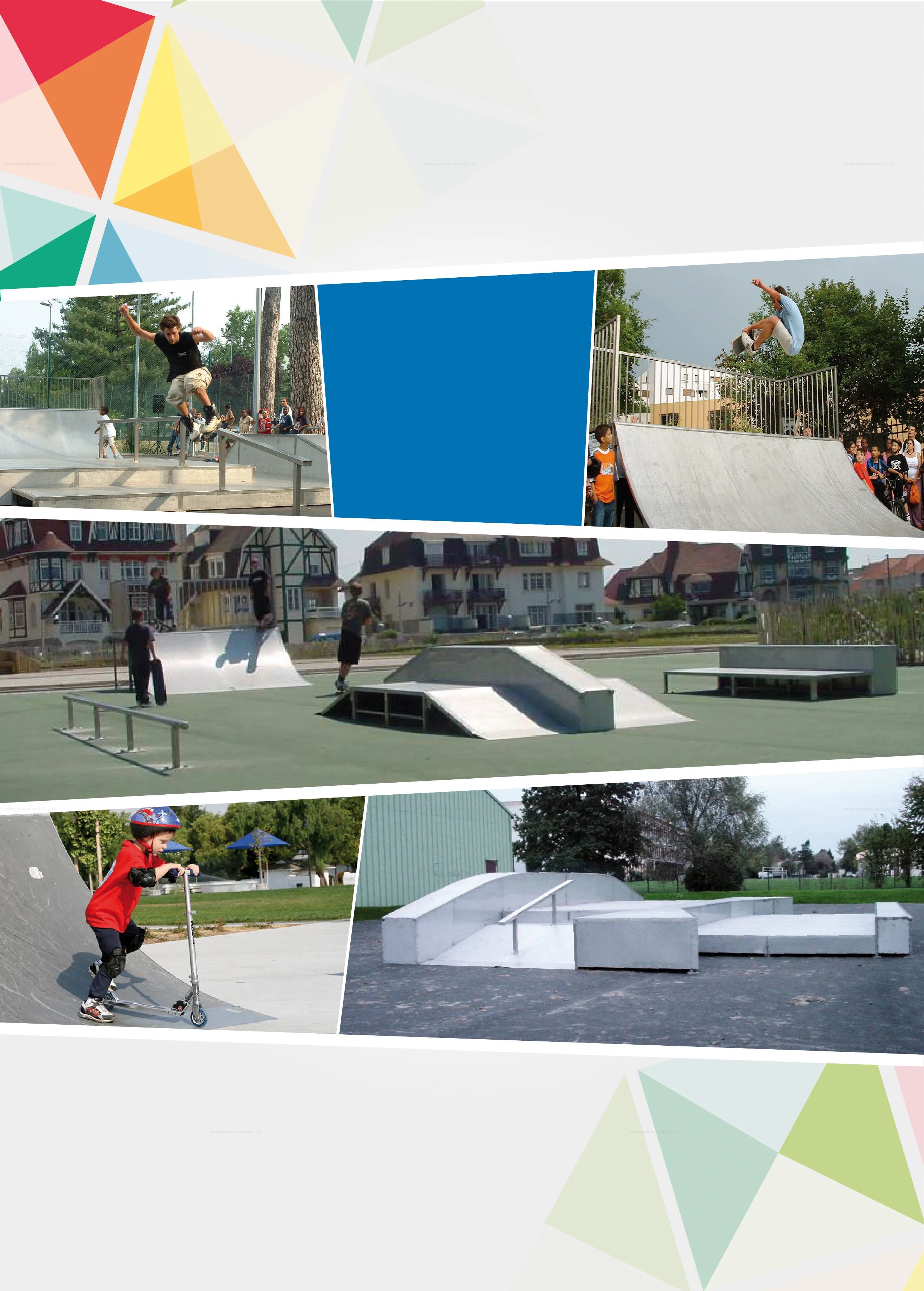 Piste de skate sans entretiens