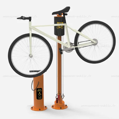 Borne de réparation vélo